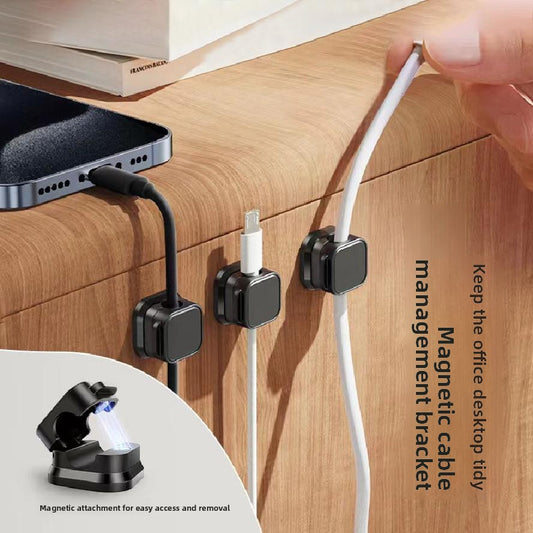 Magnetic Cable Organizer Clips for Desk & Cable Management