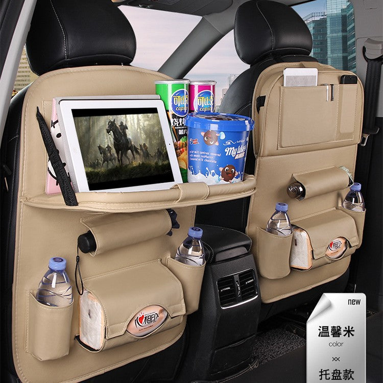 Leather Car Seat Organizer