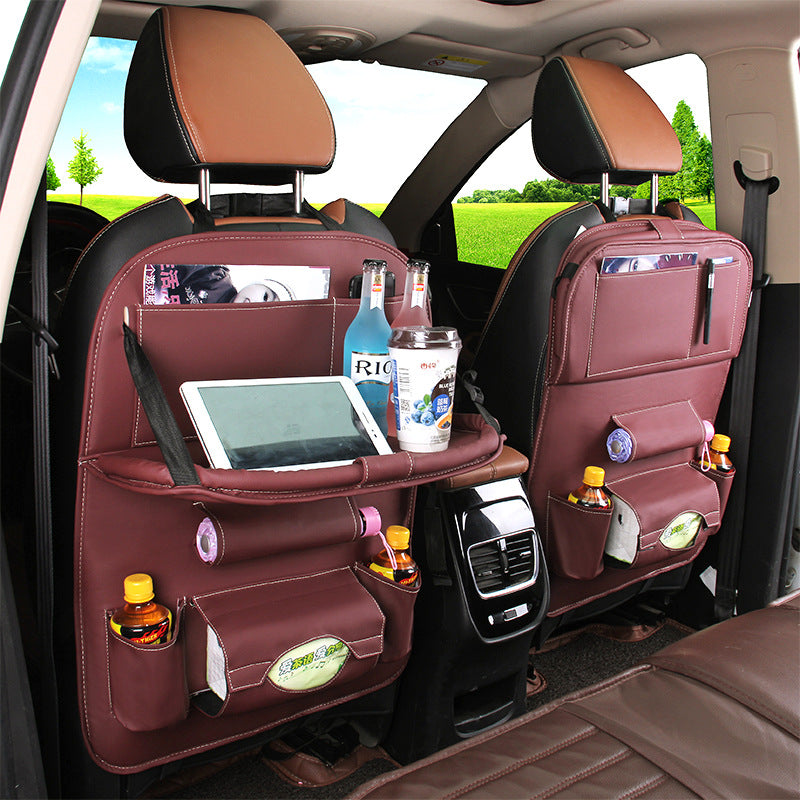 Leather Car Seat Organizer