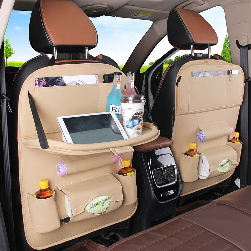 Leather Car Seat Organizer