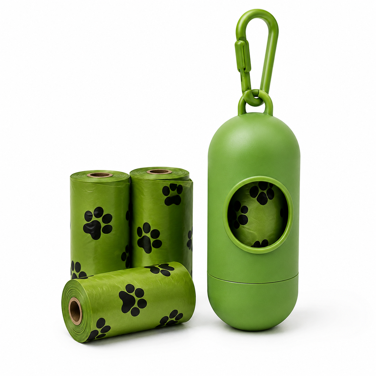 Dog Waste Bag Dispenser with Refill Bags