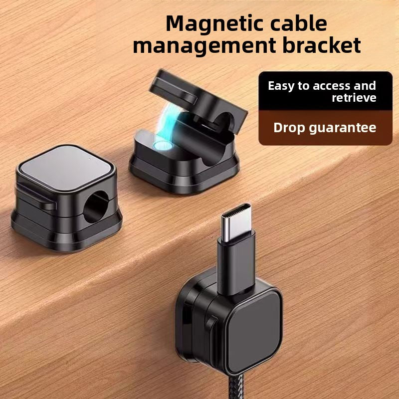 Magnetic Cable Organizer Clips for Desk & Cable Management
