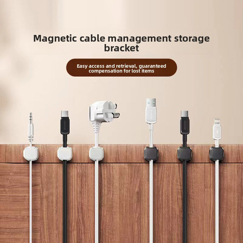 Magnetic Cable Organizer Clips for Desk & Cable Management